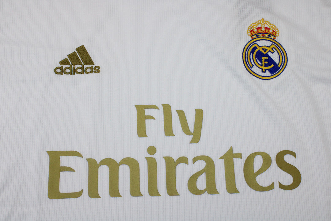 Real Madrid 2019/20 Jersey Long Sleeve Retro - Patch Champions