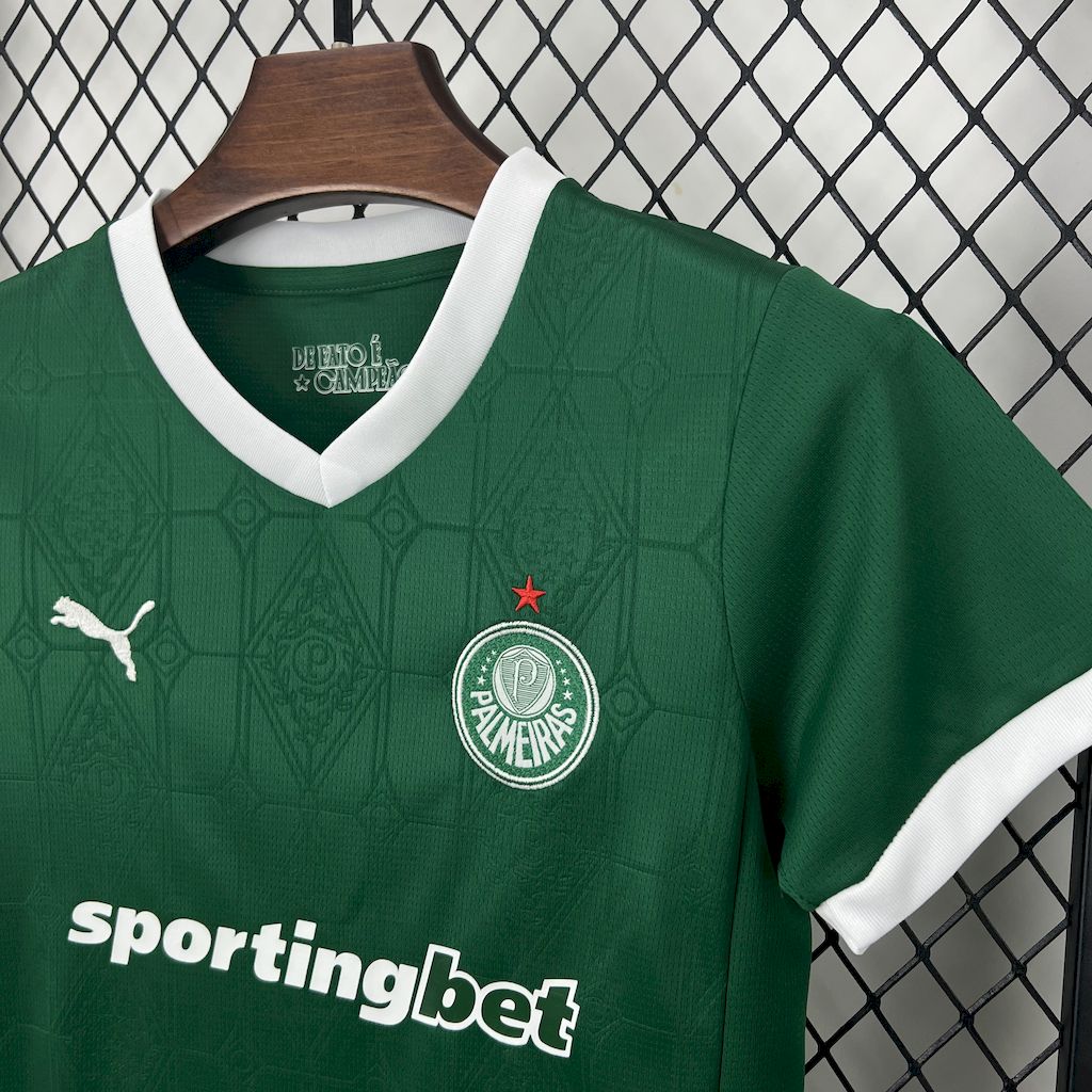Palmeiras 2025/26 Home Kids Kit