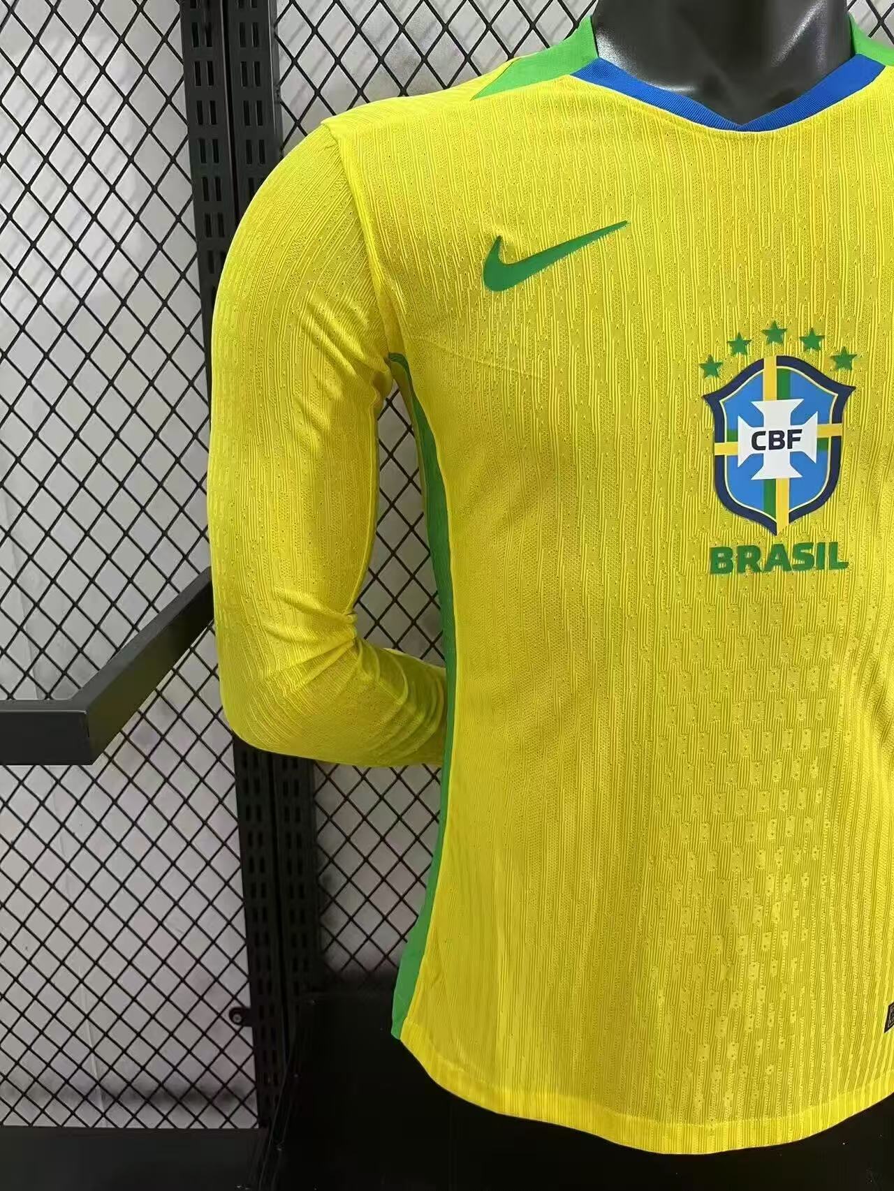 Brazil 2025/26 Authentic Player Long Sleeve Brasil [Slim Fit]