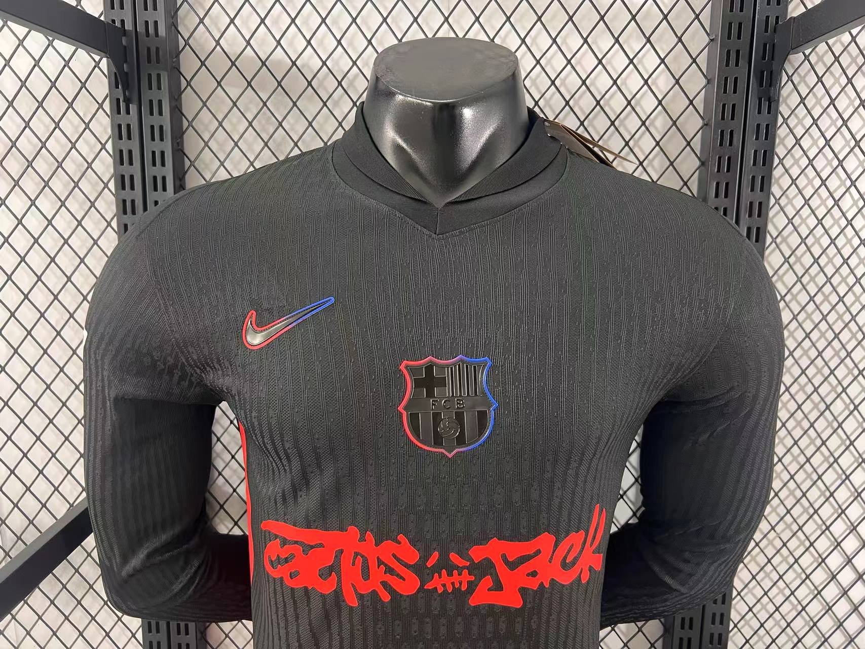 Barcelona 2025/26 Travis Scott Authentic Player Long Sleeve [Slim Fit]