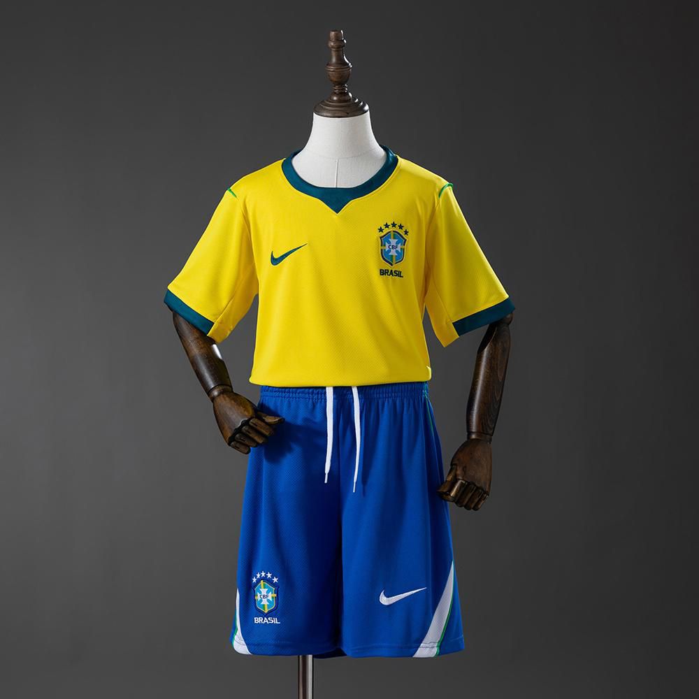 Conjunto Infantil Brazil World Cup 2026 Kit Kids