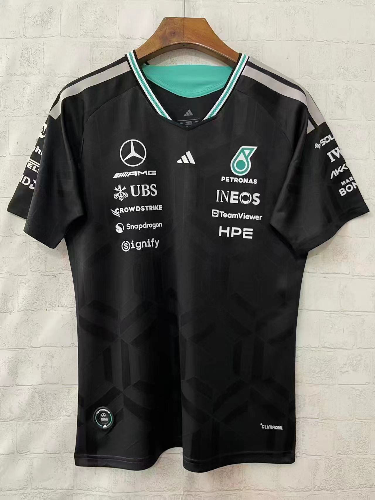 Mercedes Adidas 2026 Driver Tee Black F1