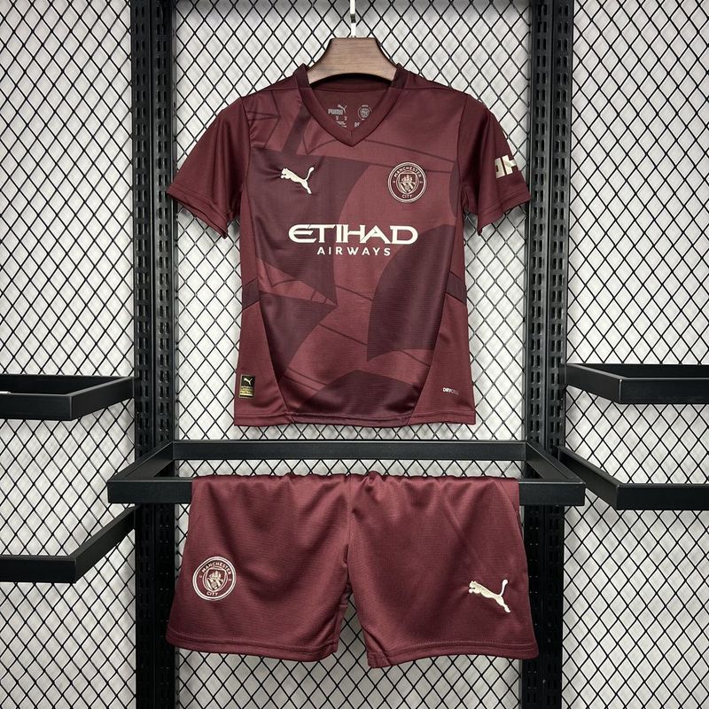 Kit Kids Manchester City Third Jersey 2024/25