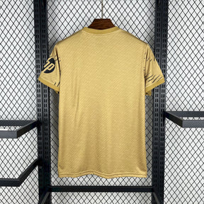 Real Madrid 2025/26 Training Gold Jersey (Slim Fit)