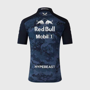 Red Bull Racing F1 x HypeBeast 2025 Special Edition Track Polo Shirt - Navy