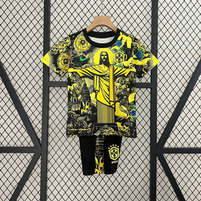 Brazil Special Edition Kit Kids - Cristo Redentor Yellow