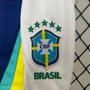 Brazil Away Retro Kids Kit 2024
