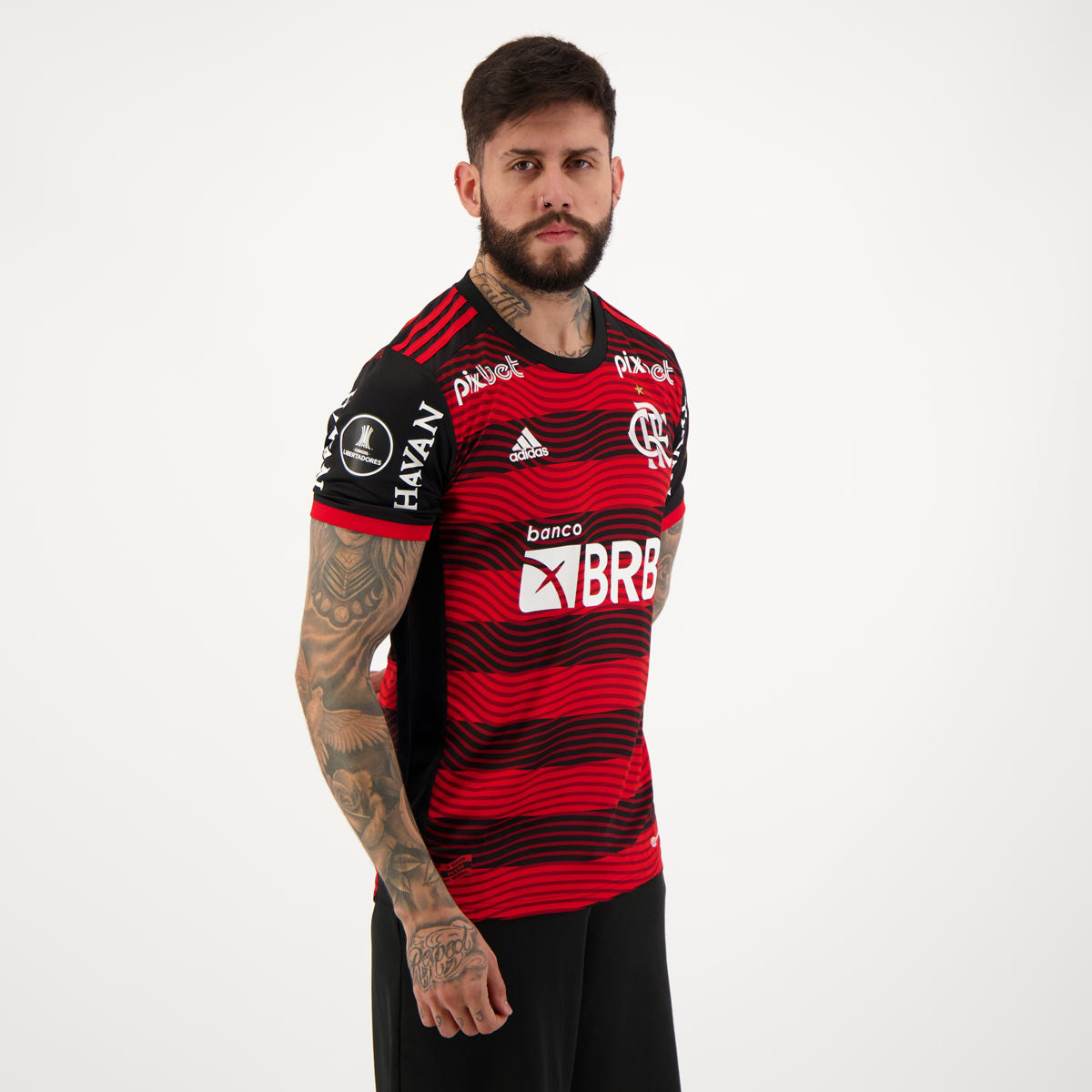 Camisa Retro Flamengo 2022 Home - Patch Libertadores