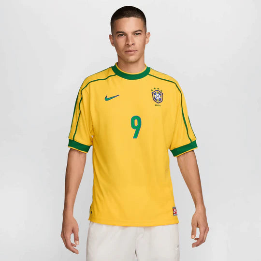 Brazil 1998/99 Retro Jersey – Men’s Edition RONALDO #9