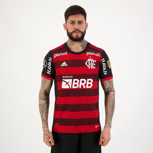 Camisa Retro Flamengo 2022 Home - Patch Libertadores
