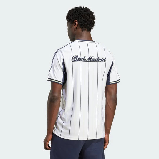 Real Madrid Home Jersey 2025/26 - Version Baseball US Pack [Slim Fit]