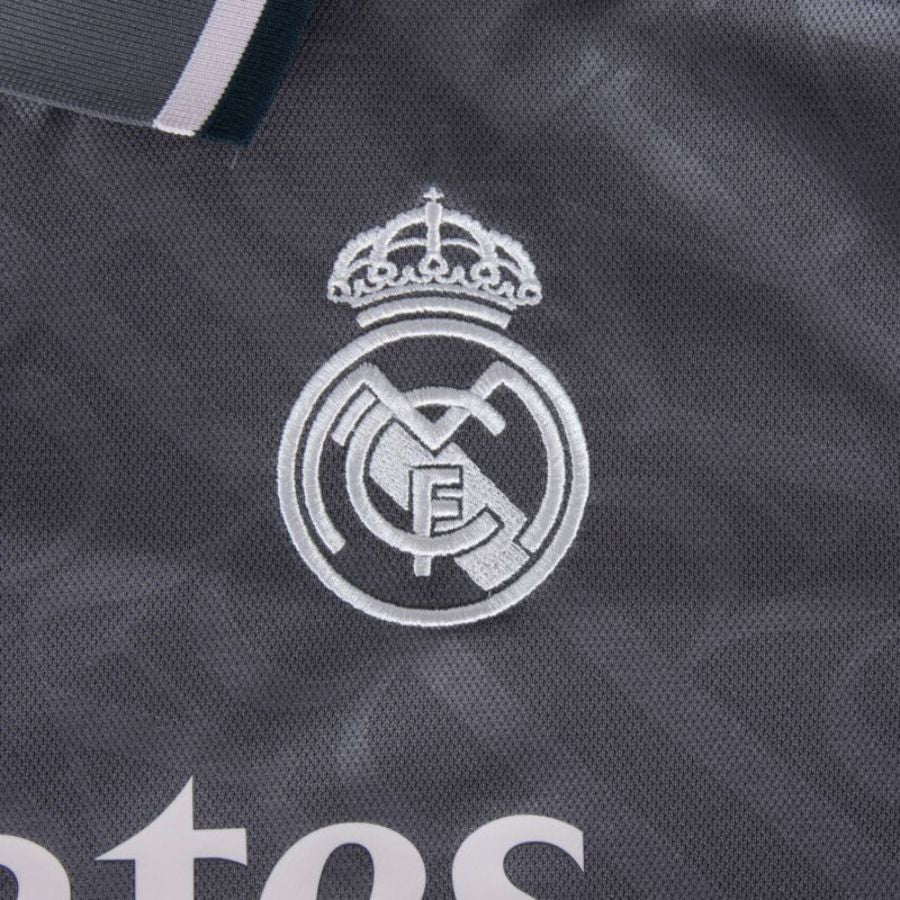 Real Madrid Mbappé 9 Third Fan Jersey 2024/25 Patches UCL UEFA Foundation (Official Printing)
