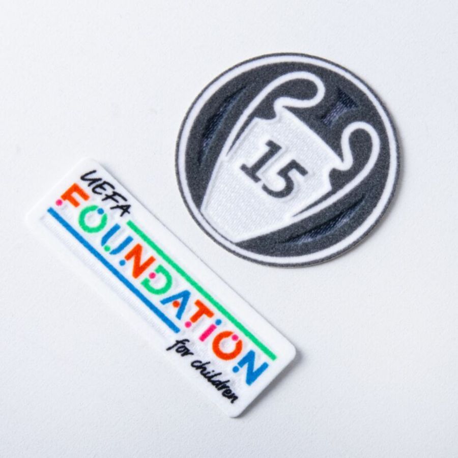 Real Madrid Bellingham 5 Home Fan Jersey 2024/25 Patches UCL UEFA Foundation (Official Printing)