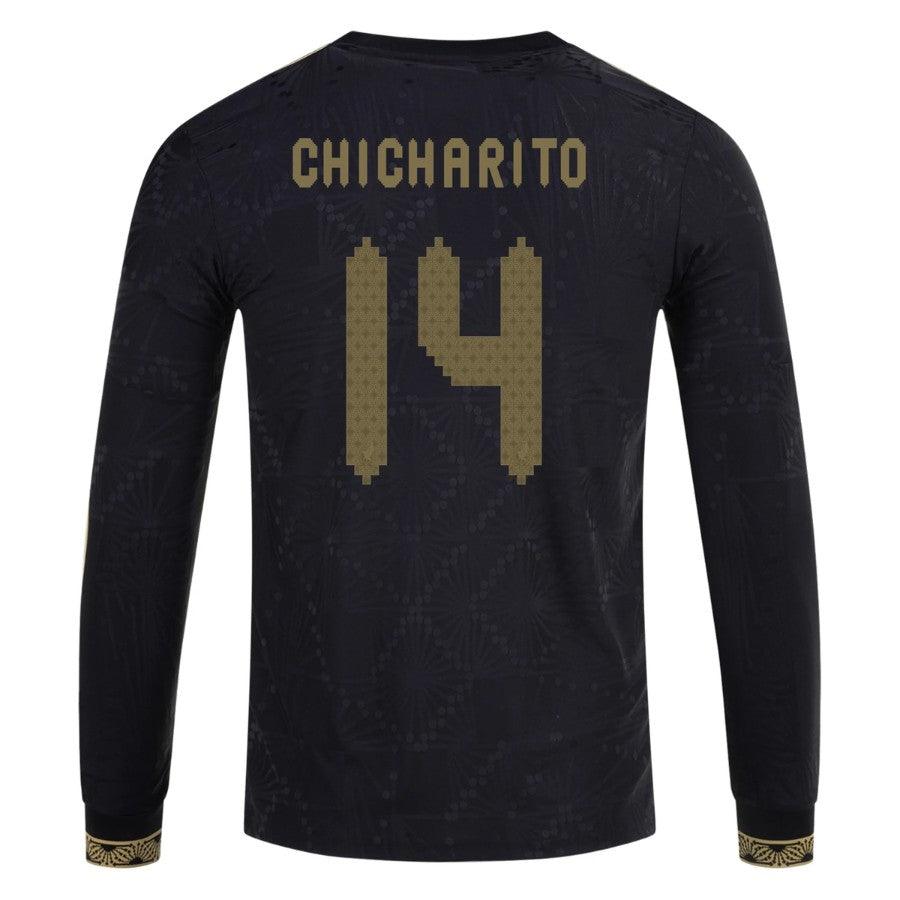 Mexico Chicharito 2025 Special Edition Long Sleeve Authentic Player [Slim Fit] Player [Slim Fit] Player [Slim Fit] Player Third Jersey by adidas