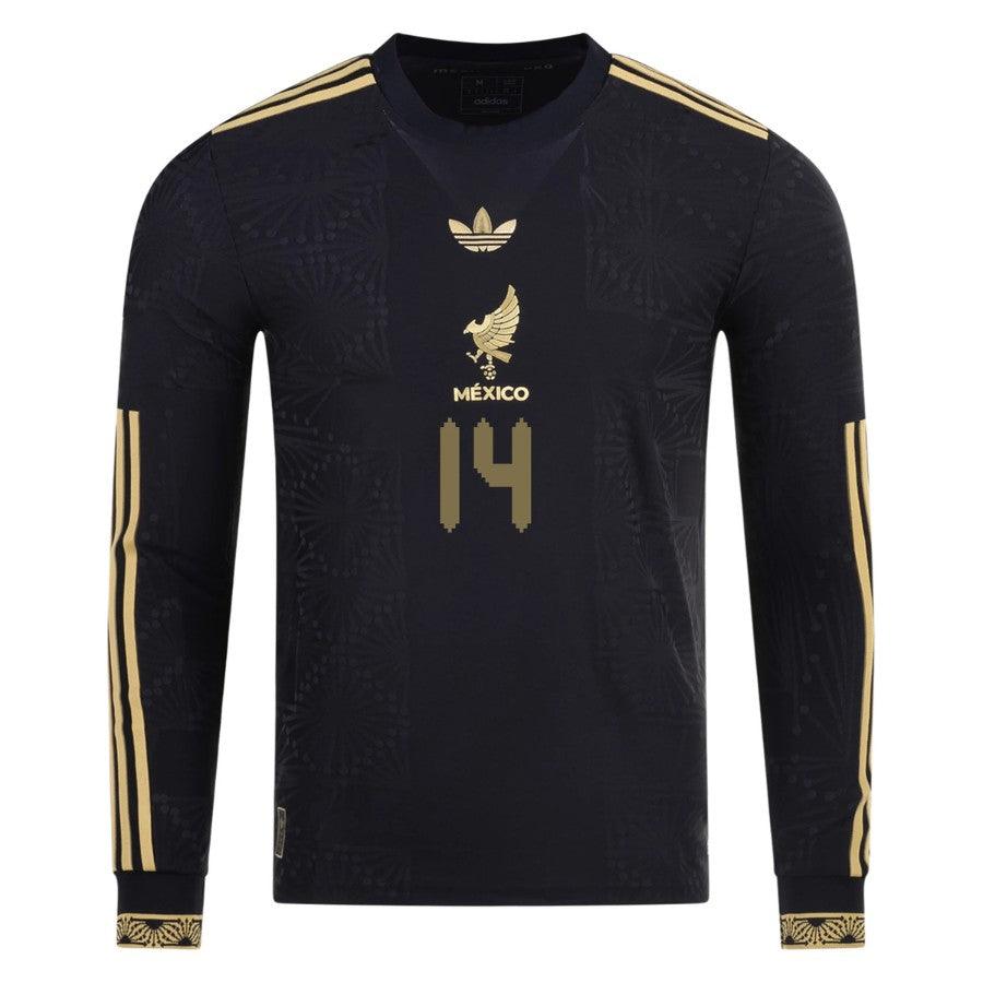 Mexico Chicharito 2025 Special Edition Long Sleeve Authentic Player [Slim Fit] Player [Slim Fit] Player [Slim Fit] Player Third Jersey by adidas