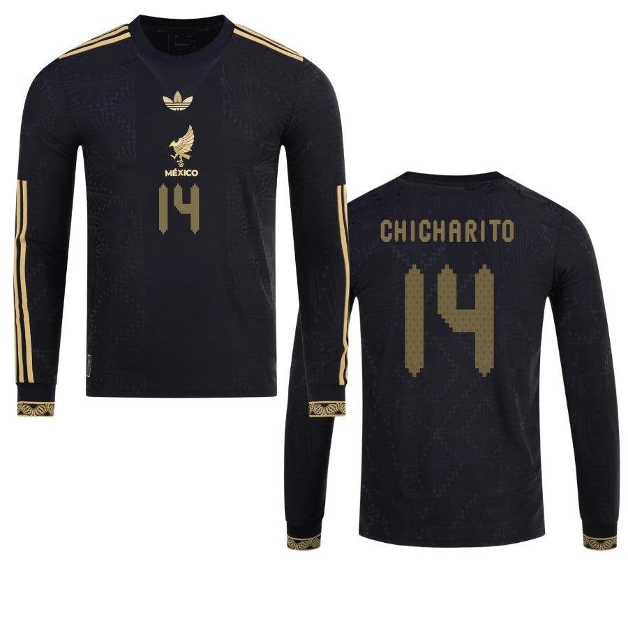 Mexico Chicharito 2025 Special Edition Long Sleeve Authentic Player [Slim Fit] Player [Slim Fit] Player [Slim Fit] Player Third Jersey by adidas