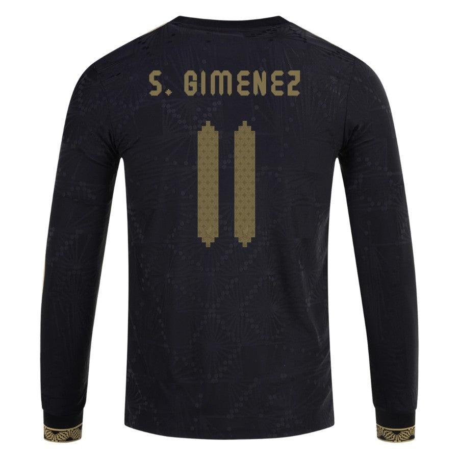Mexico Santiago Giménez 2025 Special Edition Long Sleeve Authentic Player [Slim Fit] Player [Slim Fit] Player [Slim Fit] Player Third Jersey by adidas