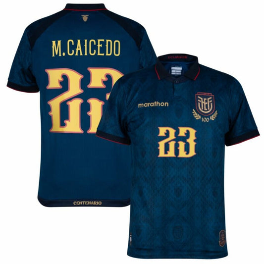 Ecuador M. Caicedo 23 Away Fan Jersey 2024/25 - Jersey Zone