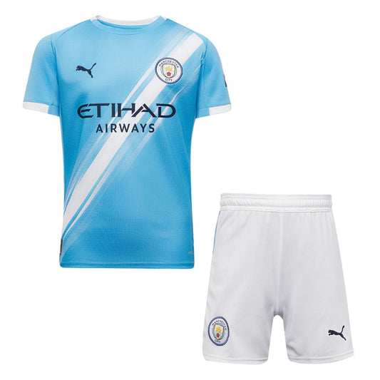 Kids Kit Manchester City Home Fan Jersey 2025/26
