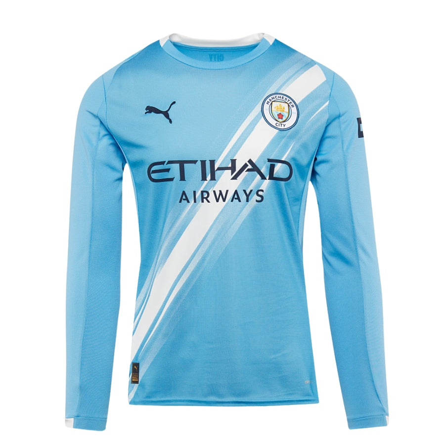 Manchester City Home Long Sleeve Fan Jersey 2025/26