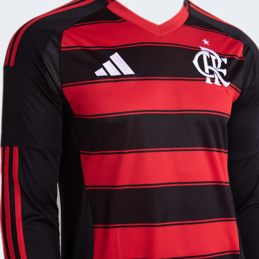 Camisa Manga Longa Adidas Flamengo 2025/26 I