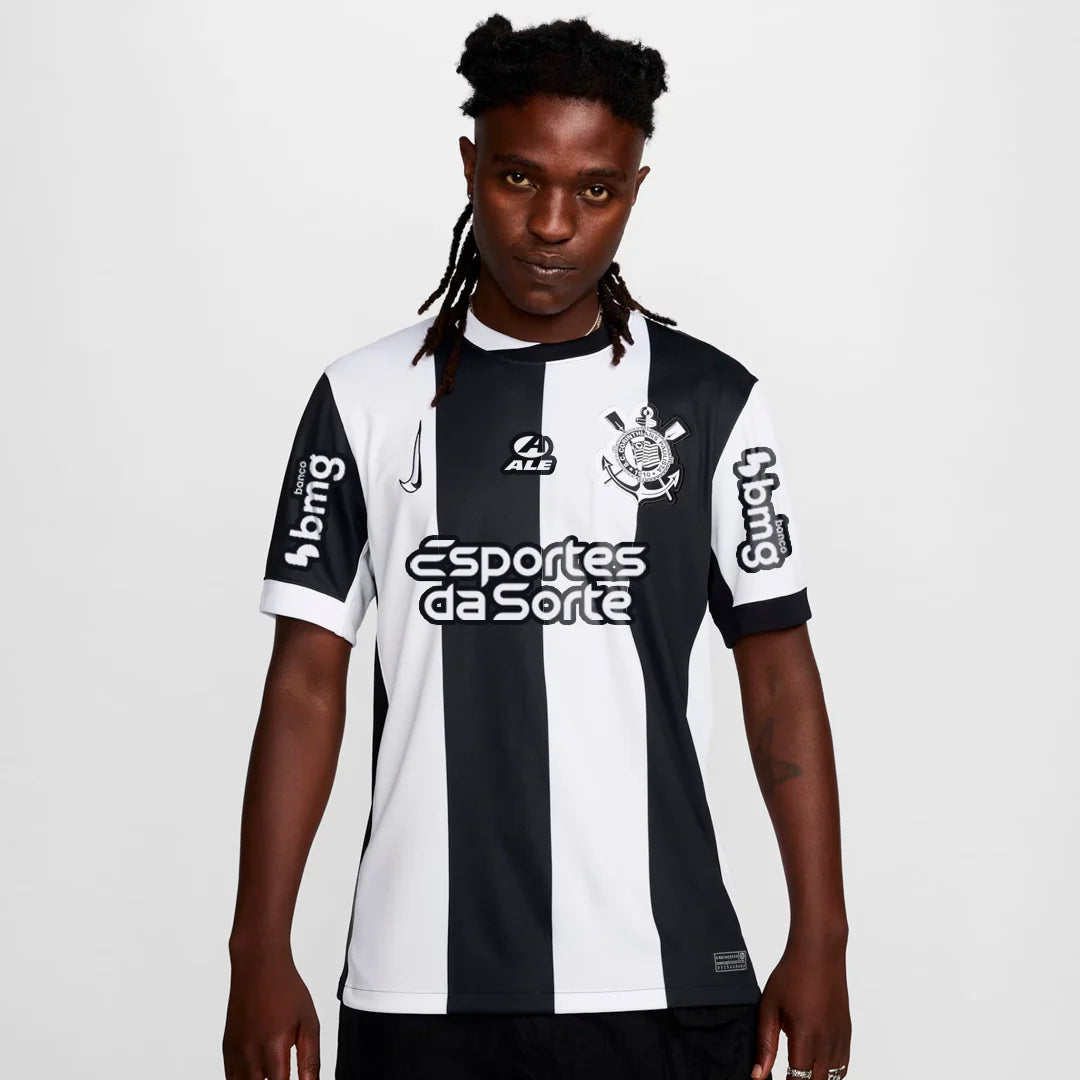 Camisa  Corinthians 2024/25 III Torcedor Com Patrocínios