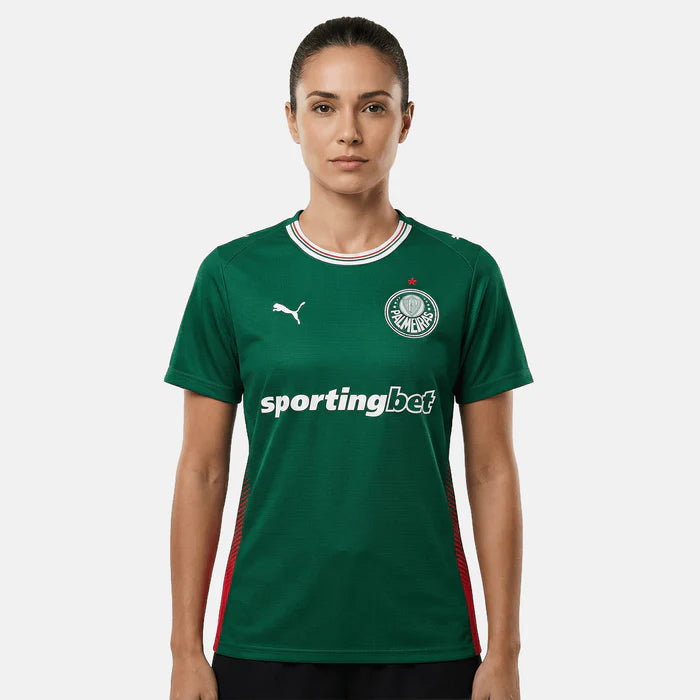 Camisa Feminina Puma Palmeiras 2026/27 I - Fan Version
