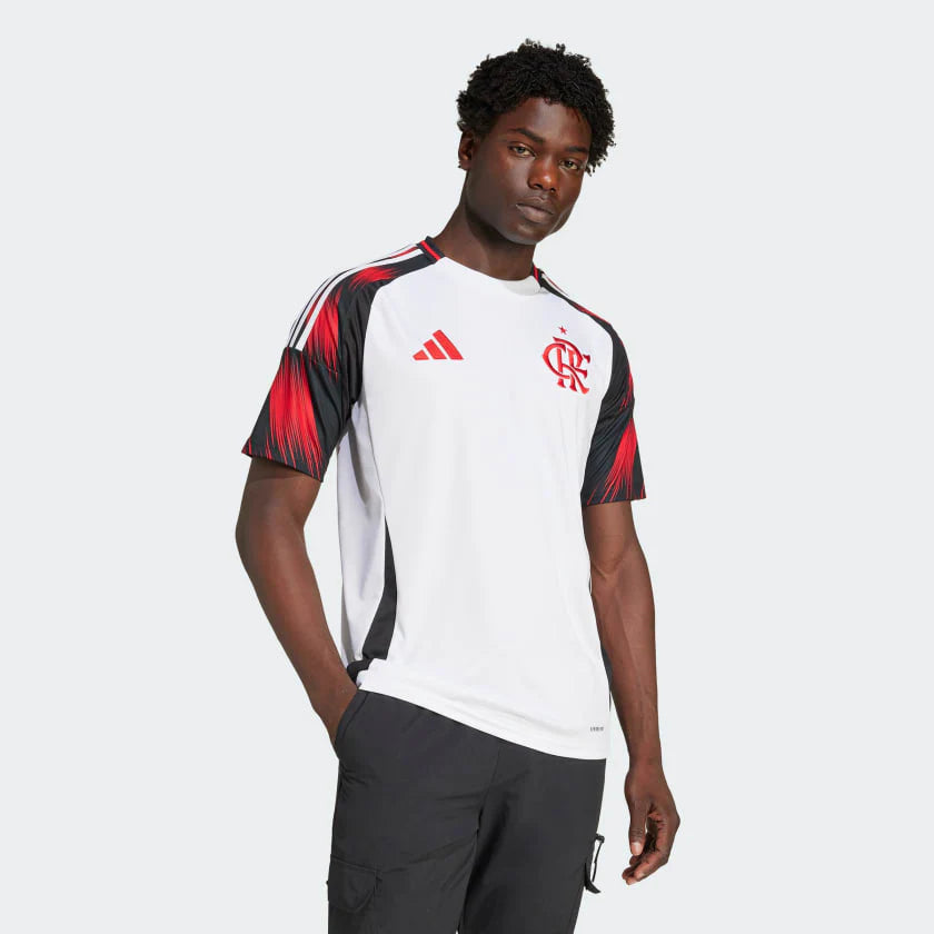 Camisa Adidas Flamengo 2025/26 II + Patch Mundial de Clubes