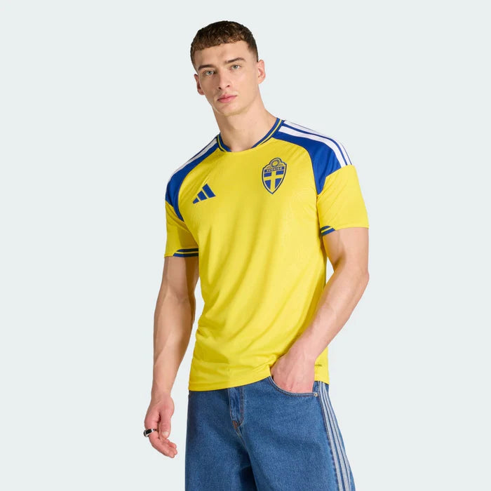 Sweden Home Fan Jersey Shirt 2026 World Cup