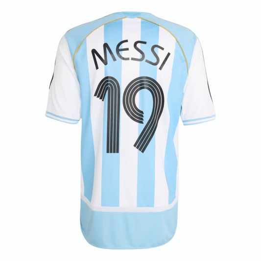 Argentina Home Jersey 2006 Messi #19 - Retro