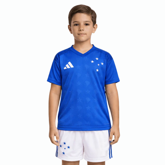 Conjunto Infantil adidas Cruzeiro 2026/27 I Kit Kids