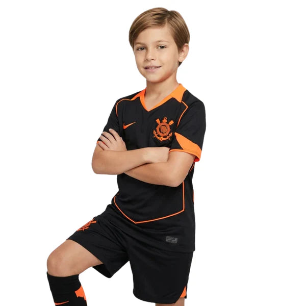 Camisa Corinthians 2025/26 III Infantil Kit Kids