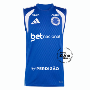 Regata Adidas Cruzeiro Treino 2026 - com Patrocínios