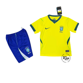 Conjunto Infantil Brazil World Cup 2026 Kit Kids
