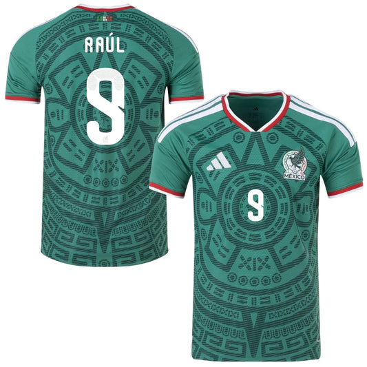 Mexico Home RAÚL 9 Authentic Player [Slim Fit] Player [Slim Fit] Player [Slim Fit] Player Shirt 2026 World Cup