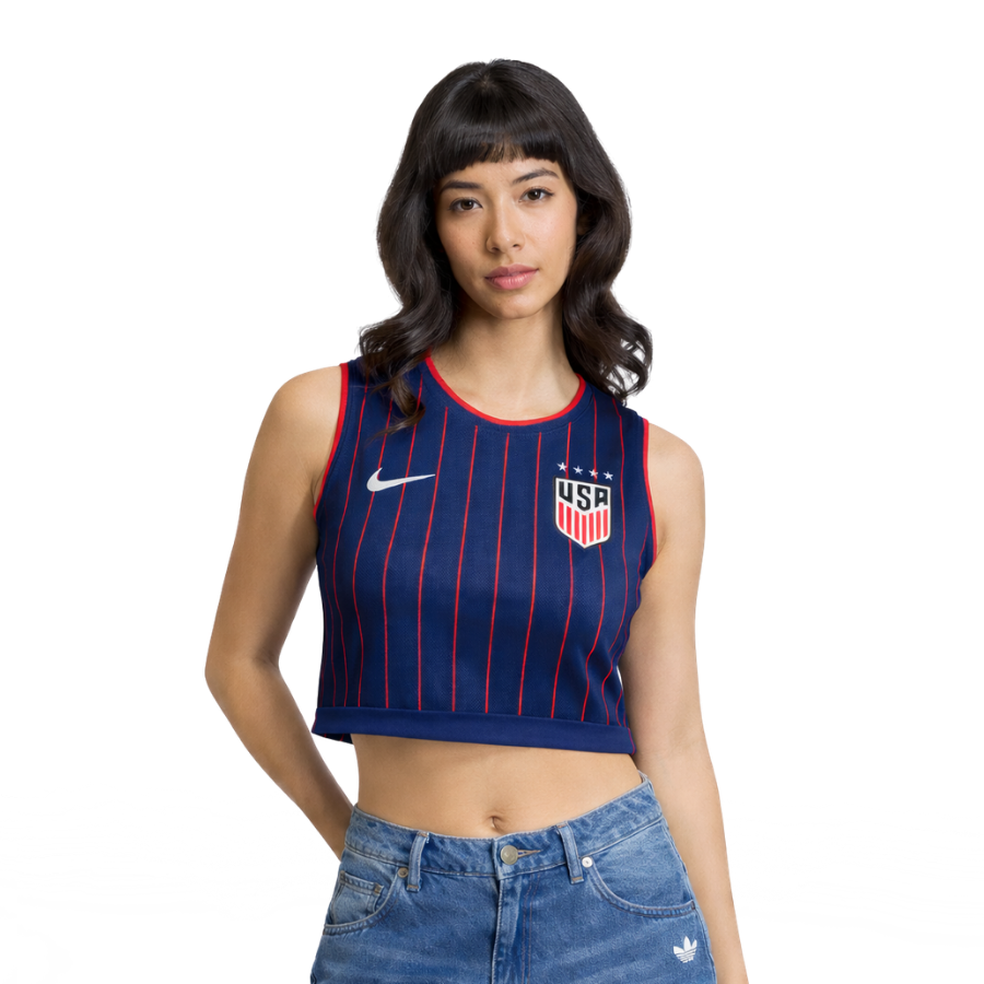 United States USA Women Away 2025 - Fan Version  Cropped