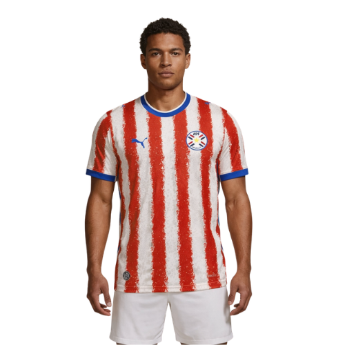 Paraguay 2026 home World Cup 2026 - Fan Version - Jersey Zone