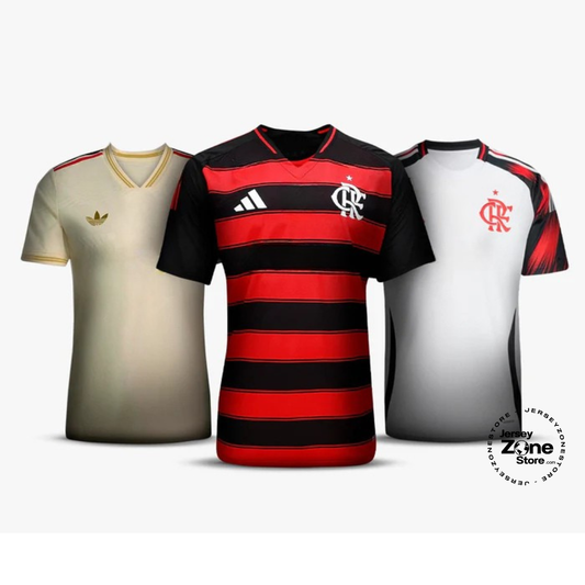 Combo 3 Mantos do Flamengo 2025 - Fan Version