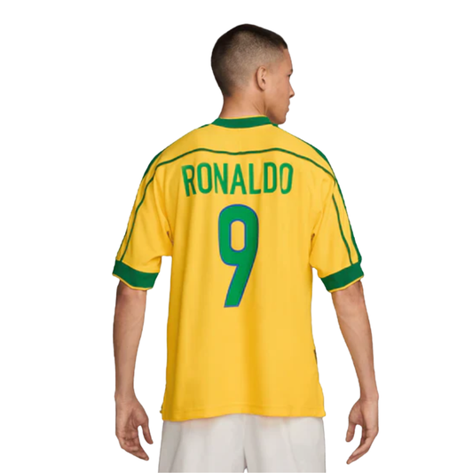 Brazil 1998/99 Retro Jersey – Men’s Edition RONALDO #9