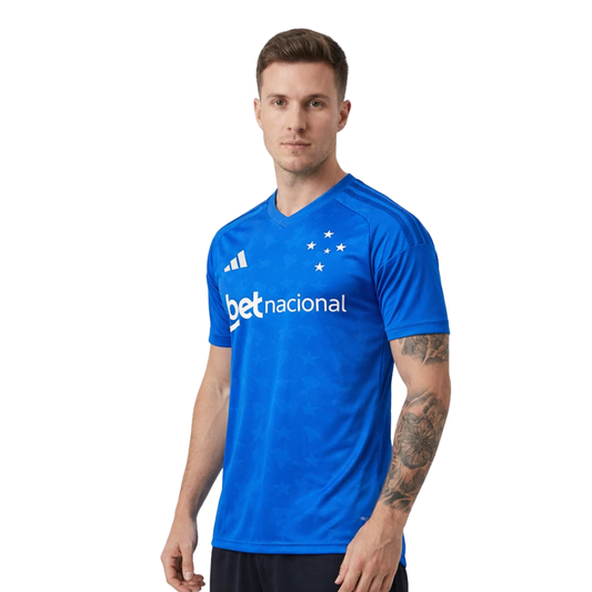 Cruzeiro Home 2026/27 Masculina – Fan Version com Patrocínio