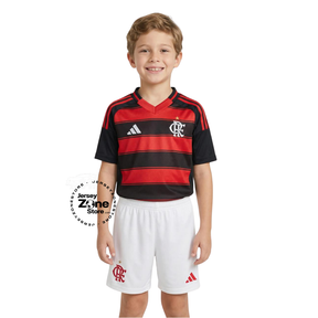 Conjunto Infantil Adidas Flamengo 2024/25 II