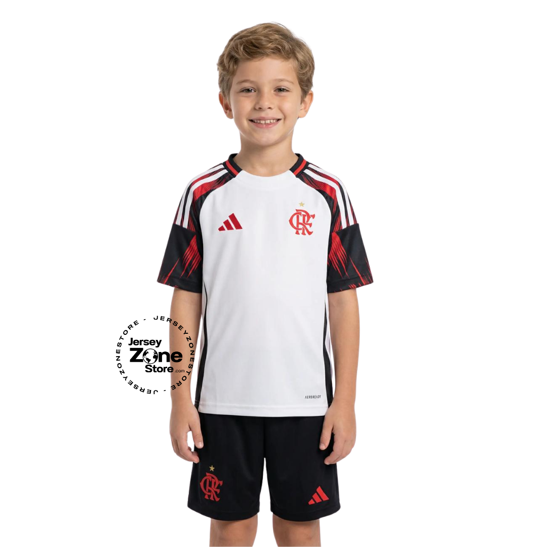 Conjunto Infantil Adidas Flamengo 2024/25 II