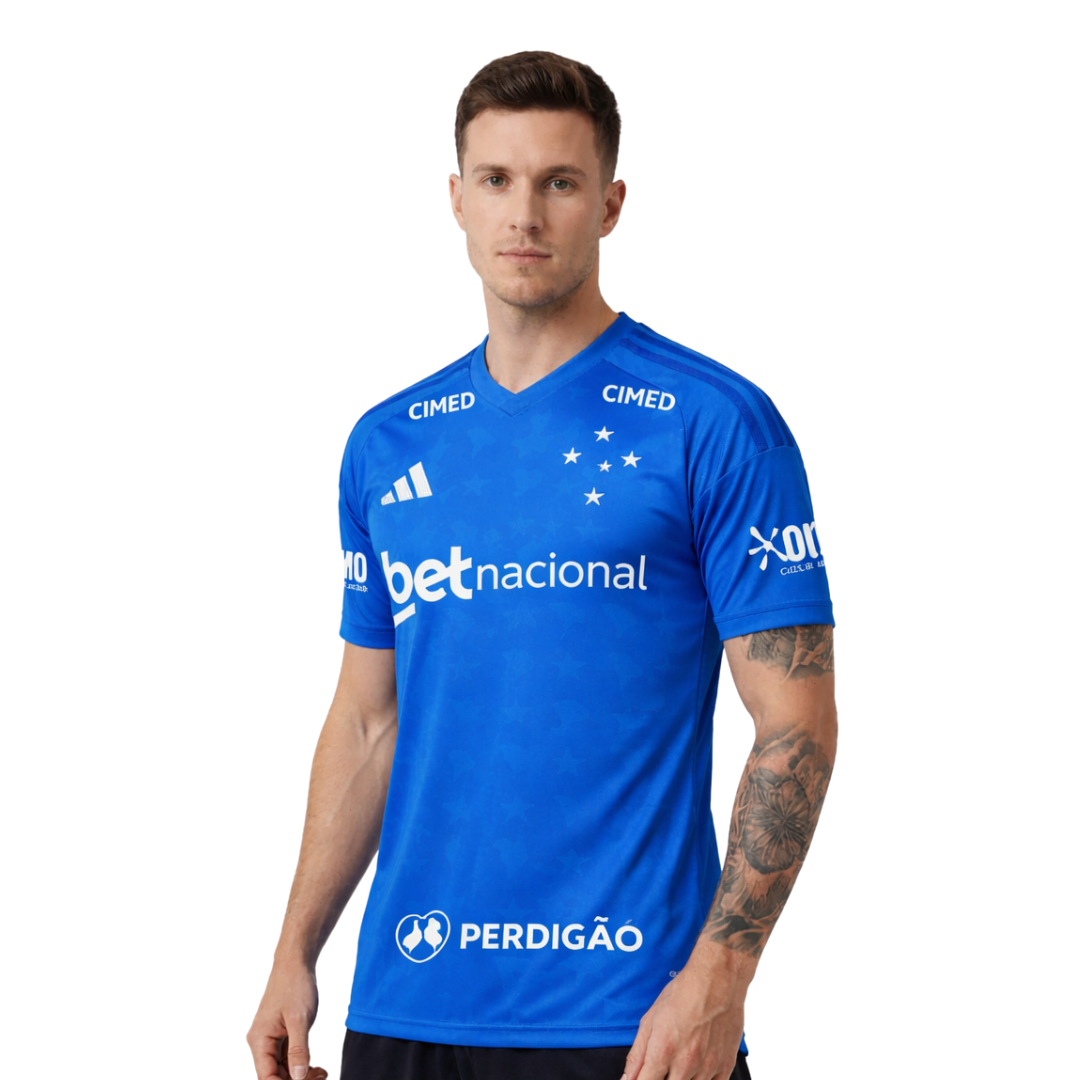 Cruzeiro 2026/27 Home - Fan Version Todos os Patrocinios