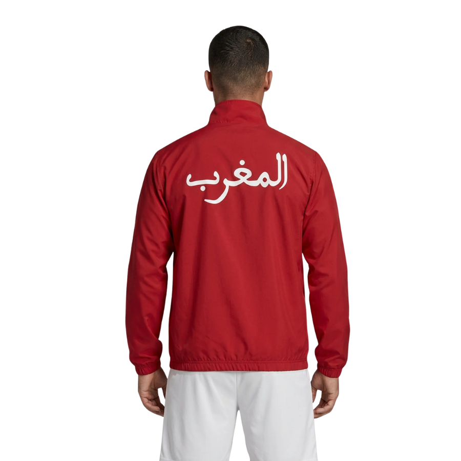 Morocco 2026 Reversible Jacket Windbreaker - Red & Green