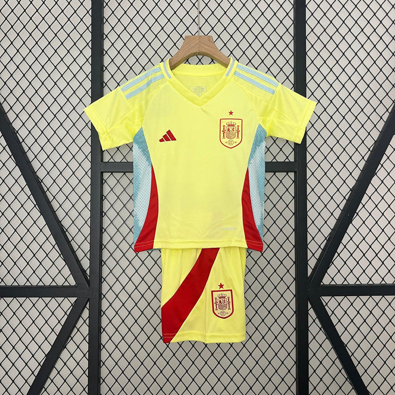 Espanha Euro II 2024 Conjunto Infantil - Kit Kid`s