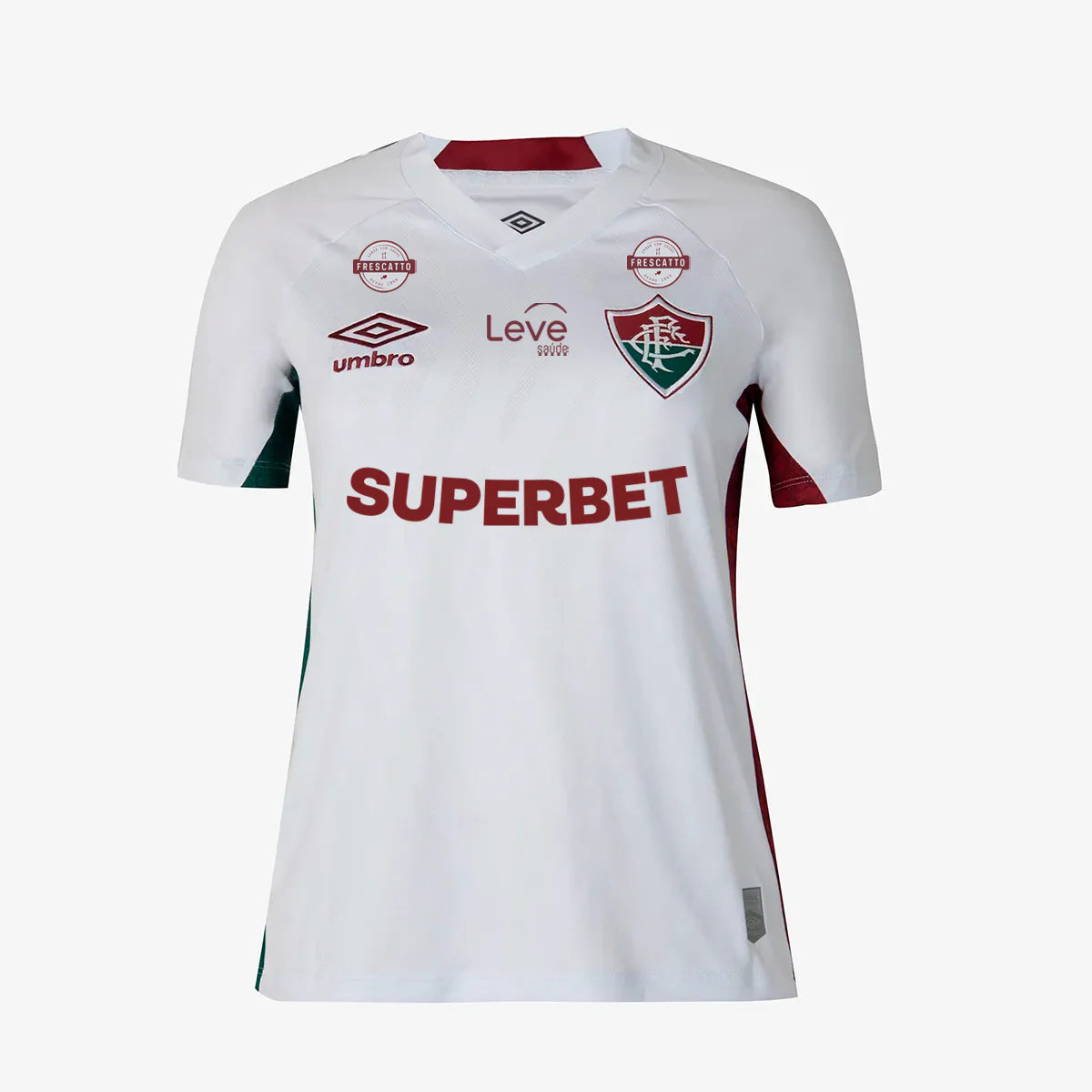 Camisa Feminina Umbro Fluminense 2025/26 II  - All Sponsor e Patch Mundial