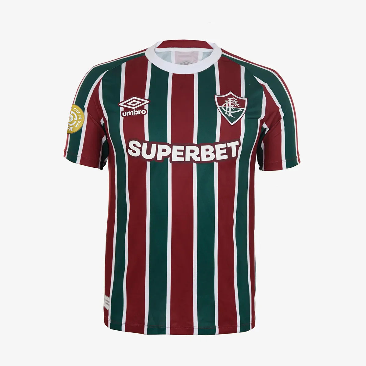 Camisa Umbro Fluminense 2025/26 I Jogador Authentic - Patch Mundial [Slim Fit]