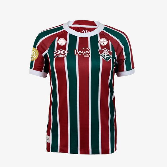 Camisa Feminina Umbro Fluminense 2025/26 I - All Sponsor e Patch Mundial
