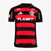 Camisa Adidas Flamengo 2025/26 I Authentic Com Patrocínios + Patch Mundial [Slim Fit]
