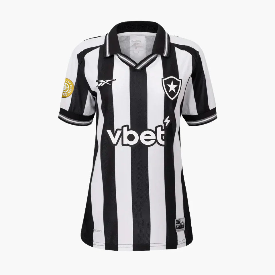 Camisa Feminina Reebok Botafogo 2025/26 - Patch Mundial de Clubes